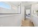 Bright shower with marble tile and window for natural light at 6842 Jacone Dr, Brownsburg, IN 46112