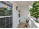 Balcony offers a serene outdoor space with green tree and community views at 6920 Wesley Ct, Indianapolis, IN 46220