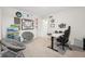 Carpeted bedroom featuring a desk and chair with two saucer chairs at 7834 Hillway Dr, Camby, IN 46113