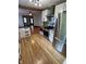 Updated kitchen with stainless steel appliances and modern cabinetry at 810 N Bosart Ave, Indianapolis, IN 46201