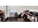 Bright storage space with hardwood floors and ample storage for shoes and other items at 8924 Stormhaven Ct, Indianapolis, IN 46256