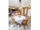 Bright eat-in kitchen with an open layout connected to the living room, perfect for entertaining guests at 9215 Stones Bluff Pl, Indianapolis, IN 46113