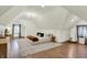 This spacious bedroom features a large rug and recessed lighting at 1046 N Hamilton Ave, Indianapolis, IN 46201
