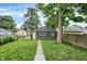 Spacious detached garage in a well-maintained backyard at 1046 N Hamilton Ave, Indianapolis, IN 46201