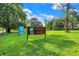 Scenic view of Spades Park with lush greenery and clear blue skies at 1046 N Hamilton Ave, Indianapolis, IN 46201