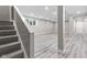 A finished basement provides additional living space with light gray walls and modern, durable flooring at 11266 Old Stone Dr, Indianapolis, IN 46236