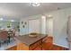Open floor plan concept flows from the kitchen to the living room and dining area at 11763 Igneous Dr, Fishers, IN 46038