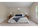 Bright main bedroom featuring a plush bed and matching nightstands at 11763 Igneous Dr, Fishers, IN 46038