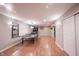 Finished basement featuring recreation area and basketball hoop for entertainment at 13829 Black Canyon Ct, Fishers, IN 46038