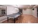 Finished basement featuring ping pong table and basketball hoop for recreation and fun at 13829 Black Canyon Ct, Fishers, IN 46038