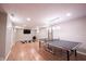 This finished basement provides space for fun, entertainment, and relaxation at 13829 Black Canyon Ct, Fishers, IN 46038