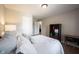 The bedroom offers comfort, space, and natural light with nice floors and neutral walls at 13829 Black Canyon Ct, Fishers, IN 46038