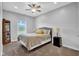 Cozy bedroom featuring a ceiling fan and natural light at 3072 W Glacier Dr, Monrovia, IN 46157