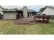 View of the multilevel deck and pergola, offering outdoor living space at 3327 Boxwood Dr, Indianapolis, IN 46227