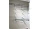 Walk-in closet featuring white shelving and hanging racks at 3327 Boxwood Dr, Indianapolis, IN 46227