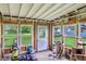 Sunroom construction featuring multiple windows and view to exterior yard at 3921 S Lasalle St, Indianapolis, IN 46237