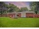 Expansive backyard featuring a deck ideal for outdoor dining and relaxation, with lush green grass at 4132 Tincher Rd, Indianapolis, IN 46221