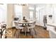 Dining area with modern table and chairs at 48 E Palmer St, Indianapolis, IN 46225