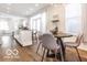 Dining area with seating for four and open-concept design at 48 E Palmer St, Indianapolis, IN 46225