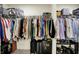 Spacious walk-in closet has ample shelving and hanging storage for organization at 5306 Lavender Dr, Plainfield, IN 46168