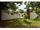 Large backyard is great for entertaining and outdoor activities at 5430 E 17Th St, Indianapolis, IN 46218
