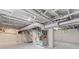 This basement features painted walls and ceilings at 6029 English Ave, Indianapolis, IN 46219