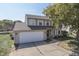 Charming two-story home with a two car garage, neutral siding and attractive landscaping at 6214 Weller Cir, Indianapolis, IN 46268