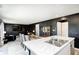 Open concept living space that connects the kitchen, dining area, and living room seamlessly at 6332 Card Blvd, Indianapolis, IN 46221