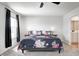 Relaxing bedroom with a ceiling fan and calm color scheme at 6332 Card Blvd, Indianapolis, IN 46221