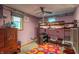 This is a cute bedroom featuring a bunk bed and carpet flooring at 6805 Jackson St, Indianapolis, IN 46241
