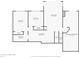 Lower level floor plan featuring living room, bedrooms, bathroom, and unfinished basement space at 7175 Scarlet Oak Dr, Noblesville, IN 46062