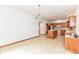 Bright kitchen with island, light wood cabinetry, and ample counter space at 7175 Scarlet Oak Dr, Noblesville, IN 46062