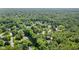 Aerial view showing a nice neighborhood with mature trees providing excellent privacy for each home at 7629 Candlewood Ln, Indianapolis, IN 46250