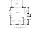 Detailed floor plan showcasing the layout of the home including room dimensions at 7629 Candlewood Ln, Indianapolis, IN 46250