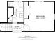 Third floor plan featuring bedroom, bathroom, and hallway at 7629 Candlewood Ln, Indianapolis, IN 46250