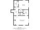 Second floor plan featuring two bedrooms, two bathrooms, and walk-in closets at 7629 Candlewood Ln, Indianapolis, IN 46250