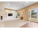 Finished basement with recessed lighting, built-in shelves, and walkout access at 817 Hickory Way, Noblesville, IN 46062