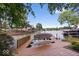 Scenic view of a dock with kayaks, set against a picturesque waterfront backdrop at 817 Hickory Way, Noblesville, IN 46062