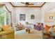 Comfortable living room with large windows and neutral color palette at 817 Hickory Way, Noblesville, IN 46062