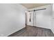 Bedroom featuring modern flooring and barn door at 917 W Busby St, Lebanon, IN 46052