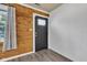 The entryway features wood paneling, wainscoting, and durable floors, blending style with functionality at 917 W Busby St, Lebanon, IN 46052