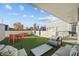 Rooftop patio with outdoor seating and city views at 932 N Broadway St # 4, Indianapolis, IN 46202