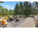 Outdoor deck space is great for entertaining and relaxation at 10455 Trewithen Ln, Carmel, IN 46032