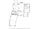 First floor plan featuring a kitchen, living spaces, a primary bedroom, and a garage at 10455 Trewithen Ln, Carmel, IN 46032