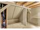 Spacious attic room offers a versatile layout, convenient built in shelving and closet at 1155 Cope Rd, Martinsville, IN 46151