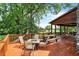 Spacious deck with outdoor seating and views of the surrounding landscape at 1155 Cope Rd, Martinsville, IN 46151