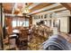 Bright dining area connects to the kitchen, offering a spacious layout and abundant natural light at 1155 Cope Rd, Martinsville, IN 46151
