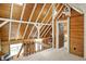 Upper hallway features vaulted ceilings, wood beams, decor, and carpet at 1155 Cope Rd, Martinsville, IN 46151