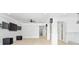 Finished basement with recessed lighting, wood floors, and ample open space at 12208 Island Dr, Indianapolis, IN 46256