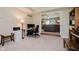 Bright home office featuring modern desk, chair, and ample storage space at 12251 E 196Th St, Noblesville, IN 46060